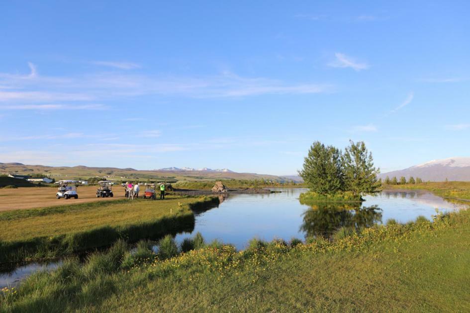 Hellisholar Cottages Hvolsvöllur Buitenkant foto